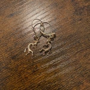 Kokopelli 14k earrings